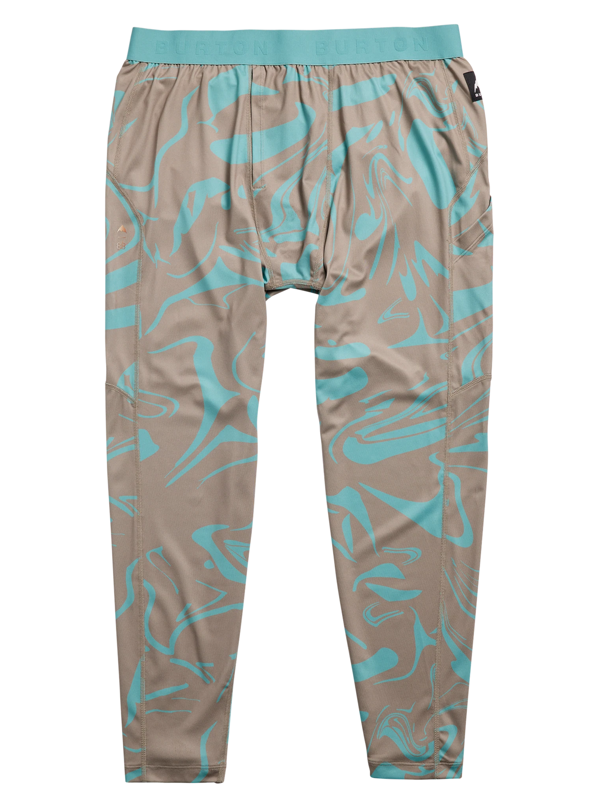 Burton Mens Synthetic Lightweight Basel Layer Pants in Liquid Mineral