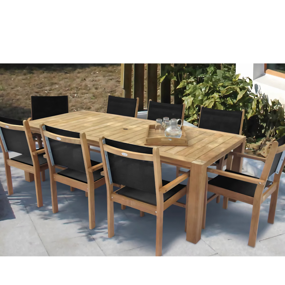 Royal Teak Captiva 7-Piece Stacking Dining Set