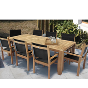 Royal Teak Captiva 7-Piece Stacking Dining Set