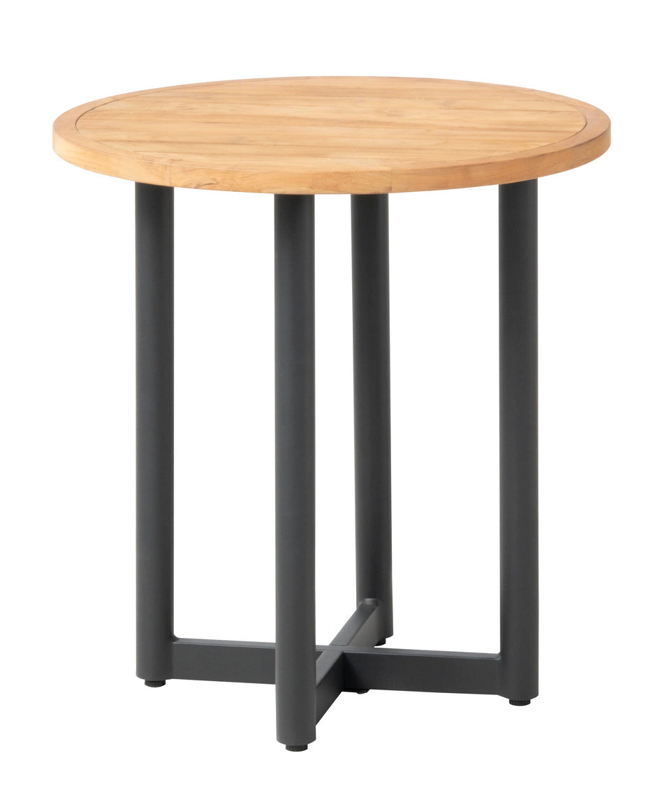 Al Fresco Jakarta Dining Set Teak Dining Table / 28 Round Bistro Table
