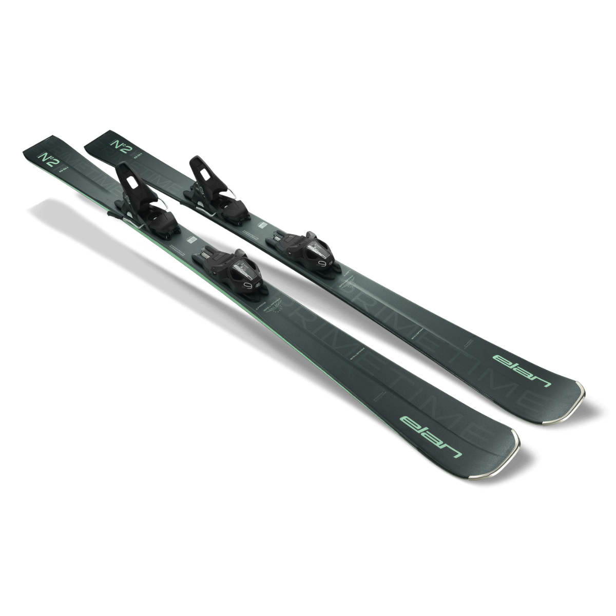 Elan Primetime N°2 Womens Skis + EL 9.0 Bindings 2025 / Black