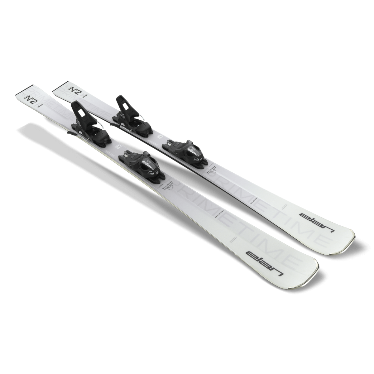 Elan Primetime N°2 Womens Skis + EL 9.0 Bindings 2025 / White