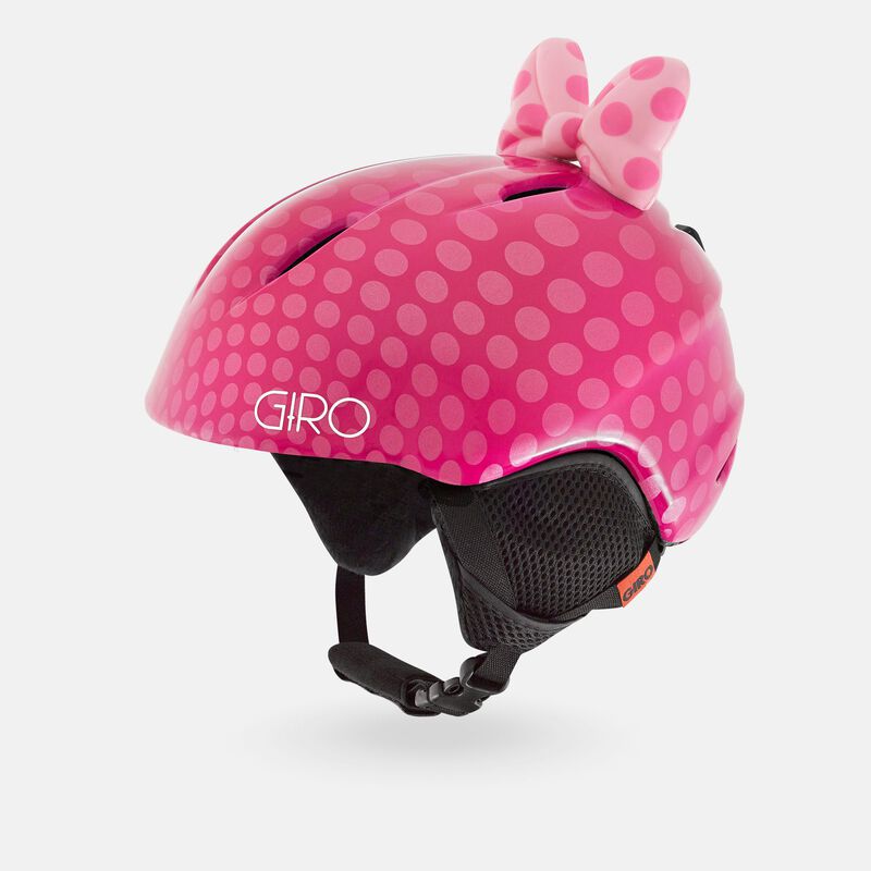 Giro Launch Plus Jr. Helmet 2025 Pink Bow Polka Dots