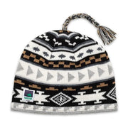 Turtle Fur Heritage Tassel Beanie in Black