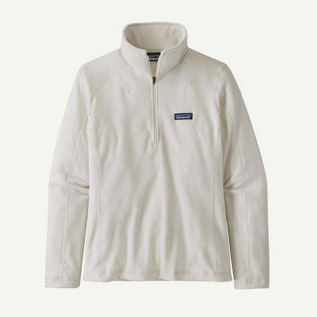 Patagonia Ws Micro D 1/4 Zip Birch White