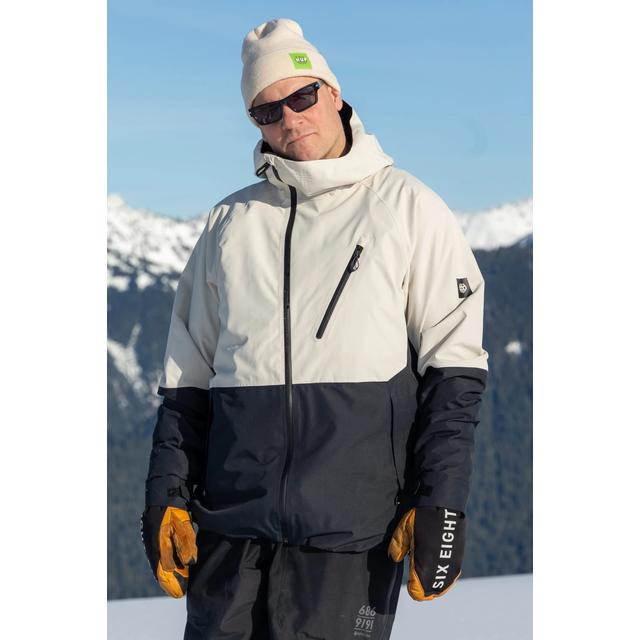 686 Mens Hydra Thermagraph Jacket Limestone Colorblock