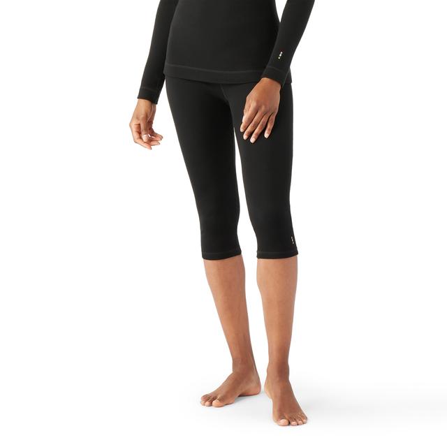 Smartwool Womens Classic Thermal Merino Base Layer 3/4 Bottom BLACK