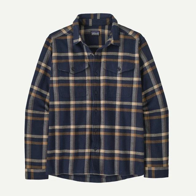 Patagonia Ms Fjord Flannel Shirt Crossing: New Navy
