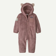 Patagonia Baby Furry Friends Bunting Curious Seal Patch: Moonrise Taupe