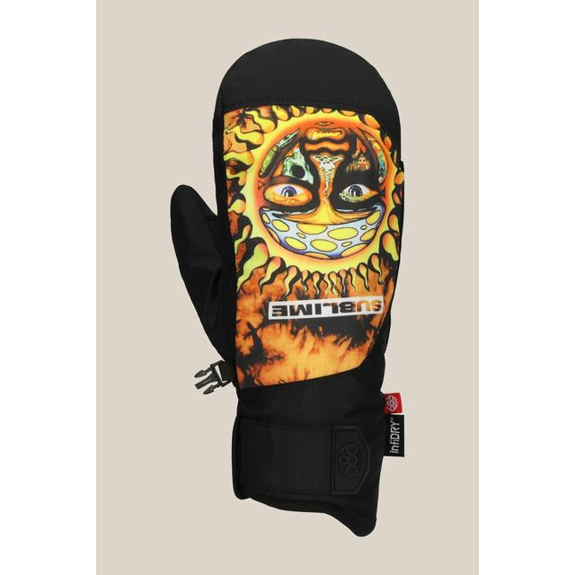 686 Mens Primer Mittens Sublime Orange Tie Dye