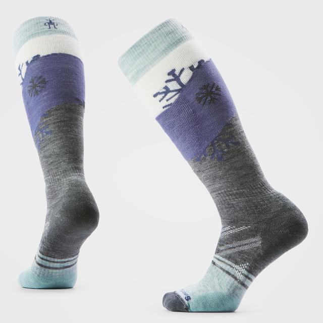 Smartwool Womens Ski Full Cushion Snowpocalypse OTC Socks Gray / Medium