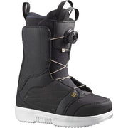 Salomon Pearl BOA Snowboard Boots / Black / White / Gold