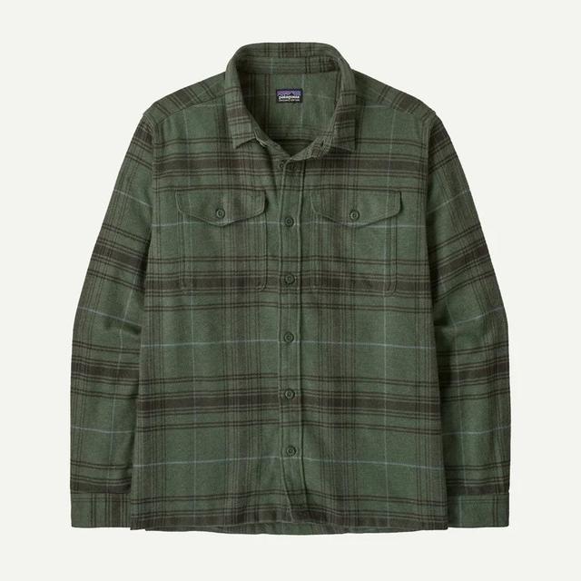 Patagonia Ms Fjord Flannel Shirt Dissolve: Treeline Green