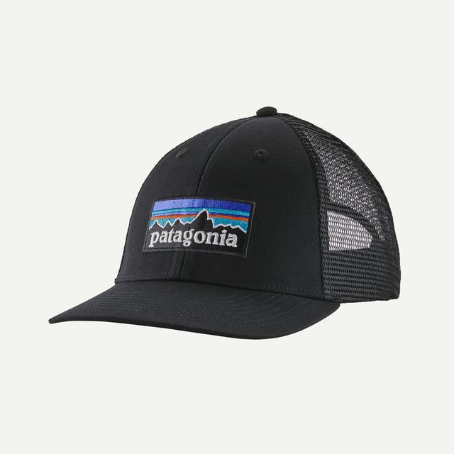 Patagonia P-6 Logo LoPro Trucker Hat Black