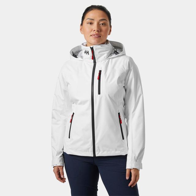 Helly Hansen Womens Crew Hooded Midlayer Jacket 2.0 White