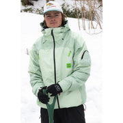 686 Mens Huf Double H Jacket Huf Green Colorblock