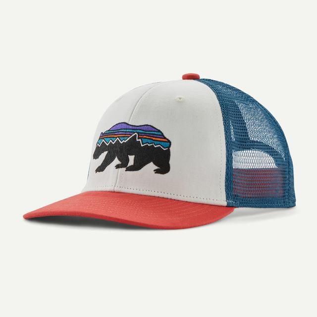Patagonia Ks Trucker Hat Fitz Roy Bear: Birch White