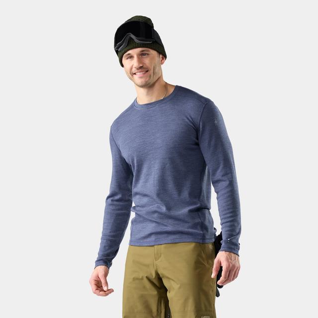 Smartwool Mens Classic Thermal Merino Base Layer Crew Nightfall Blue Heather
