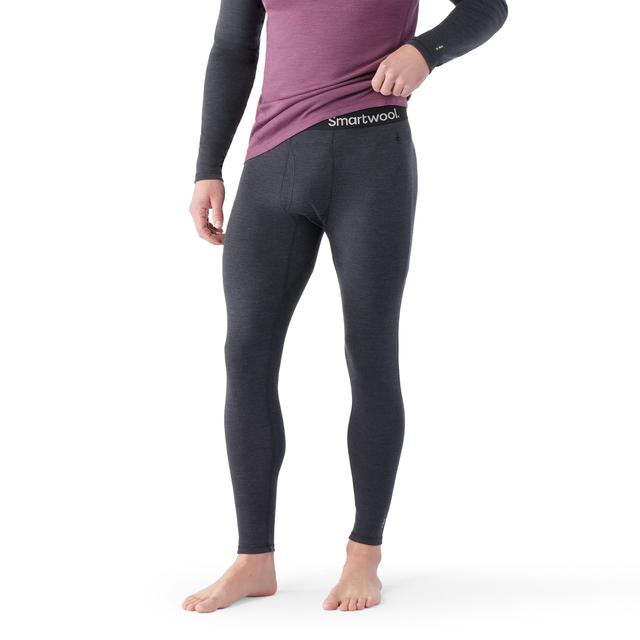 Smartwool Mens Classic Thermal Merino Base Layer Bottom Charcoal Heather