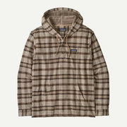 Patagonia Ms Stretch Fjord Flannel P/O Hoody Freeride: Oar Tan