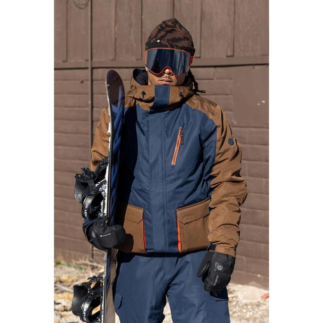 686 Mens Nightline Insulated Jacket Navy Dk Earth Colorblock
