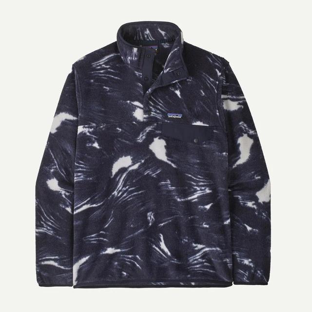 Patagonia Ms LW Synch Snap-T P/O Polar Breeze: Sunken Blue