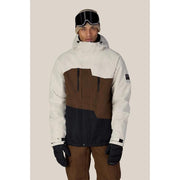 686 Mens Geo Insulated Jacket Limestone Dk Earth Colorblock