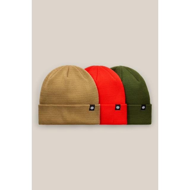 686 Standard Roll Up Beanie - (3-Pack) Assorted 3