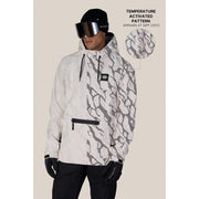 686 Mens Waterproof Hyperchromic Pullover Hoody Limestone Fracture