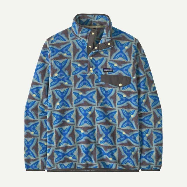 Patagonia Ms LW Synch Snap-T P/O Deep Freeze: Forge Grey