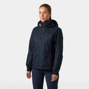 Helly Hansen Womens Crew Hooded Pile Jacket Navy