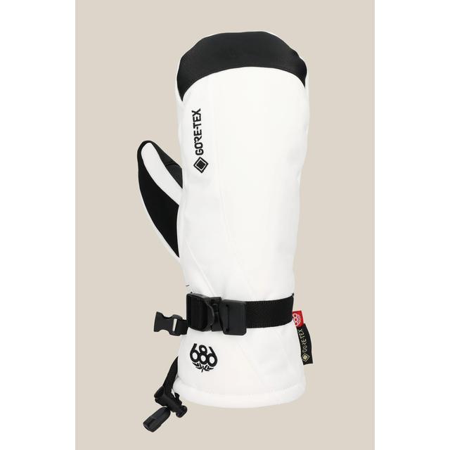 686 Womens Gore-Tex Linear Mittens White