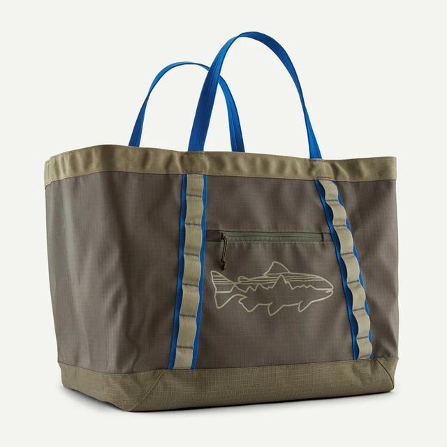 Patagonia Black Hole Gear Tote Basin Green w/Fitz Trout