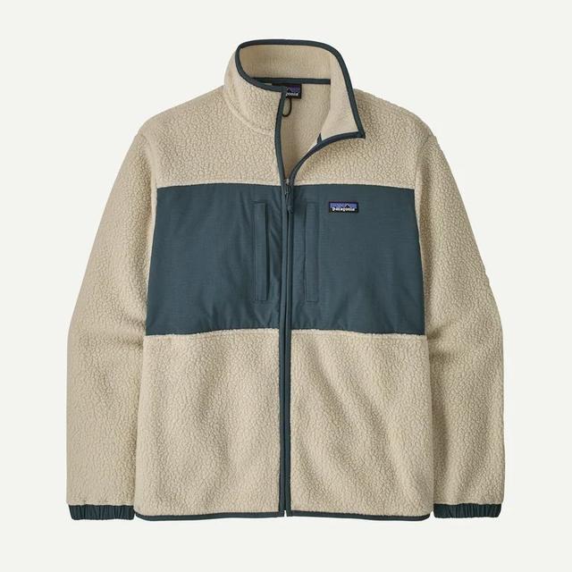 Patagonia Ms Retro Pile Patch Jacket Pelican