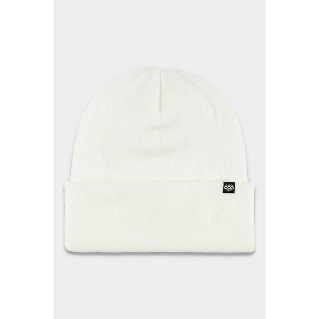 686 Standard Roll Up Beanie White