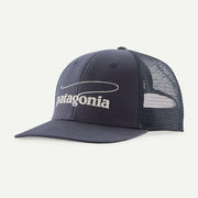 Patagonia Take a Stand Trucker Hat Casting Logo: Smolder Blue