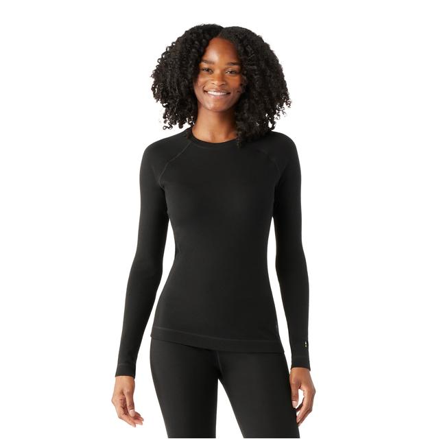 Smartwool Womens Classic Thermal Merino Base Layer Crew Black