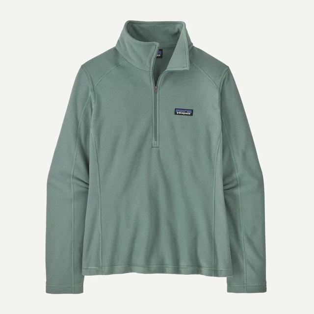 Patagonia Ws Micro D 1/4 Zip Cover Green