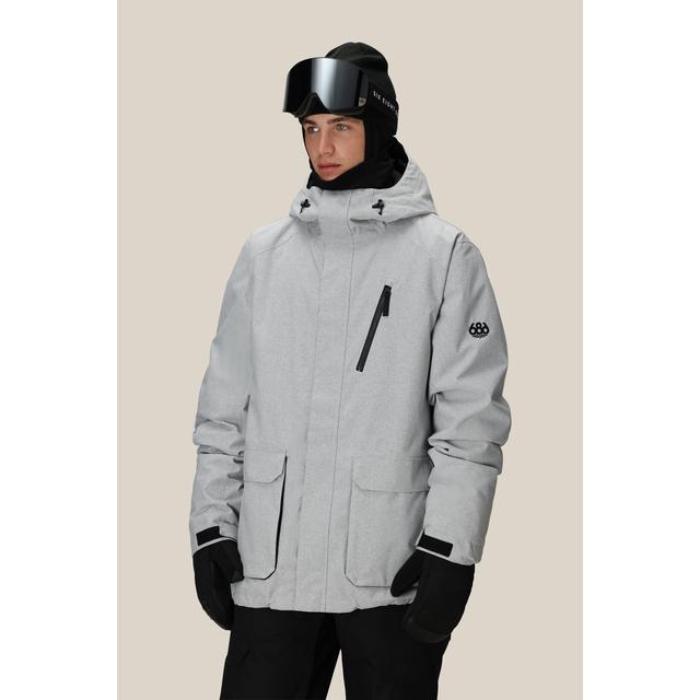 686 Mens Nightline Insulated Jacket Limestone Dobby