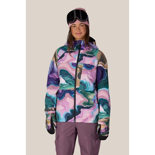 686 Womens Athena Insulated Jacket Moss Green Sedimentary