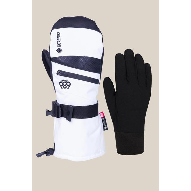 686 Womens Gore Smarty Gauntlet Mittens White