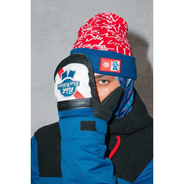 686 Mens Infiloft Recon Mittens PBR Blue