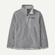 Patagonia Ks Better Sweater 1/4 Zip Birch White