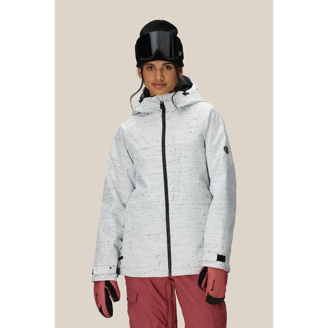 686 Womens Athena Insulated Jacket White Slub