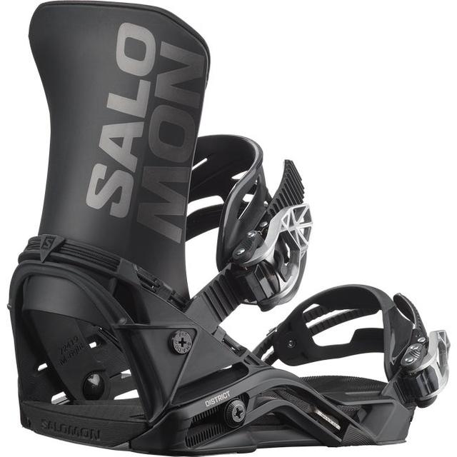 Salomon District Mens Snowboard Bindings / Black