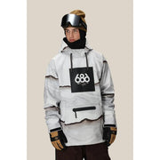 686 Mens Waterproof Hoody Smoke Mountain Print