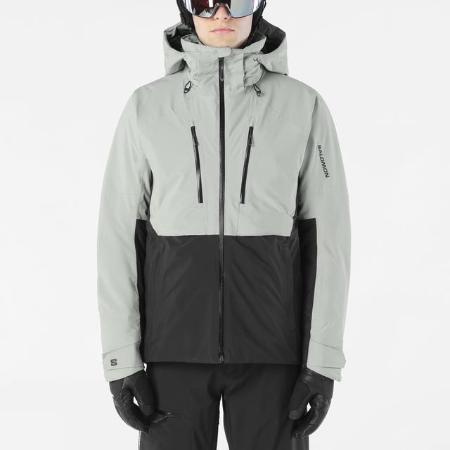 Salomon Brilliant 2.0 Jacket Mens 2027 / Wrought Iron / Deep Black