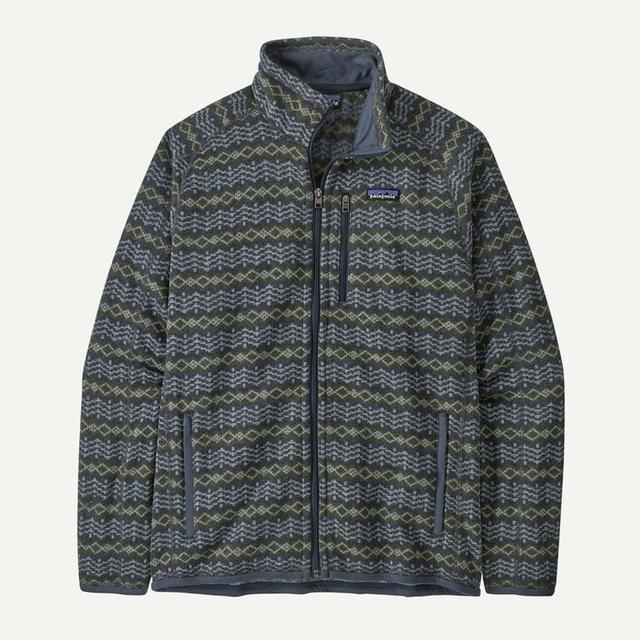 Patagonia Ms Better Sweater Jacket Woven Together: Smolder Blue