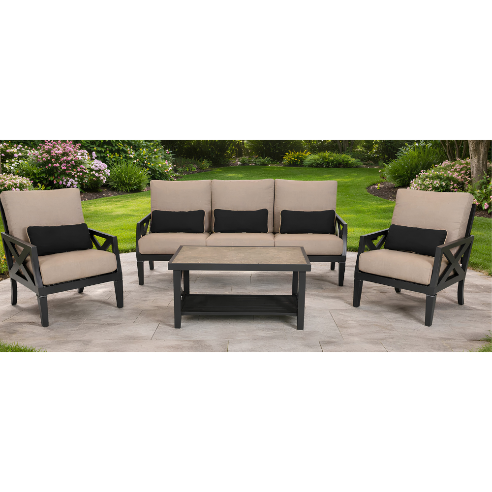 Aspect Monaco 4 Piece Seating Set