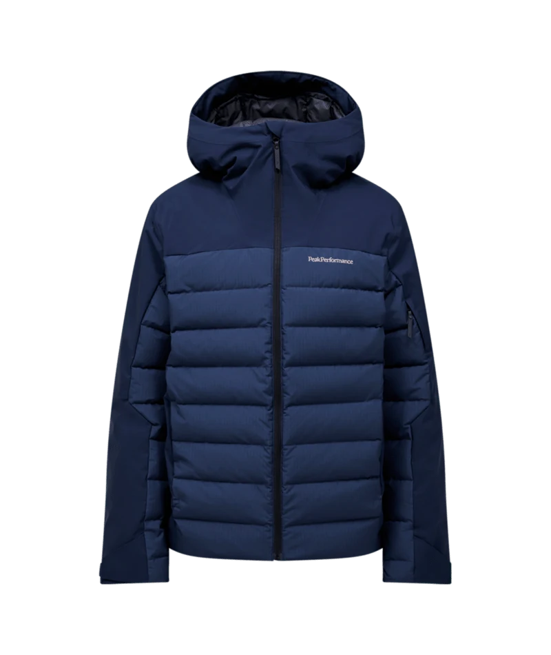 Peak Performance Shred Down Jacket Men in Blue Shadow, front view